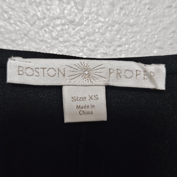 Boston Proper top with gold zipper size xs - Picture 5 of 14